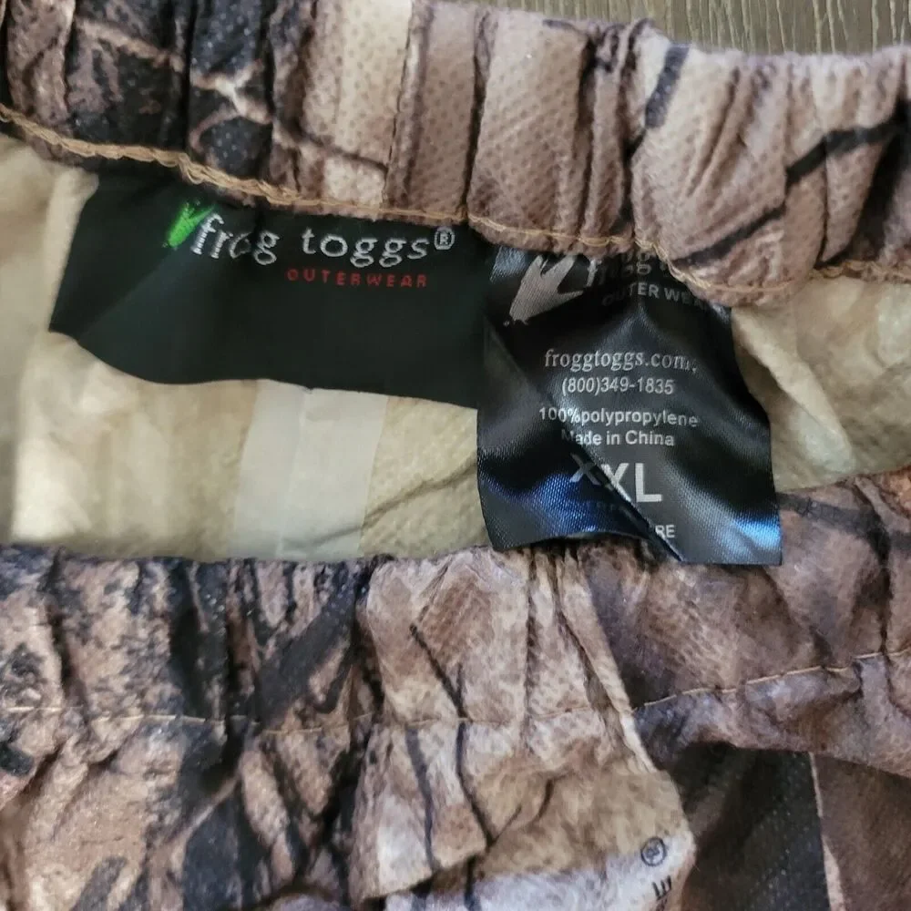 Frogg Toggs Men’s Realtree Xtra Camo Hunting Rain Pants XXL Stretch Waistband